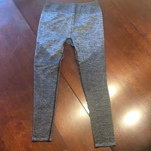 Fabletics Black/Gray Leggings Size Medium